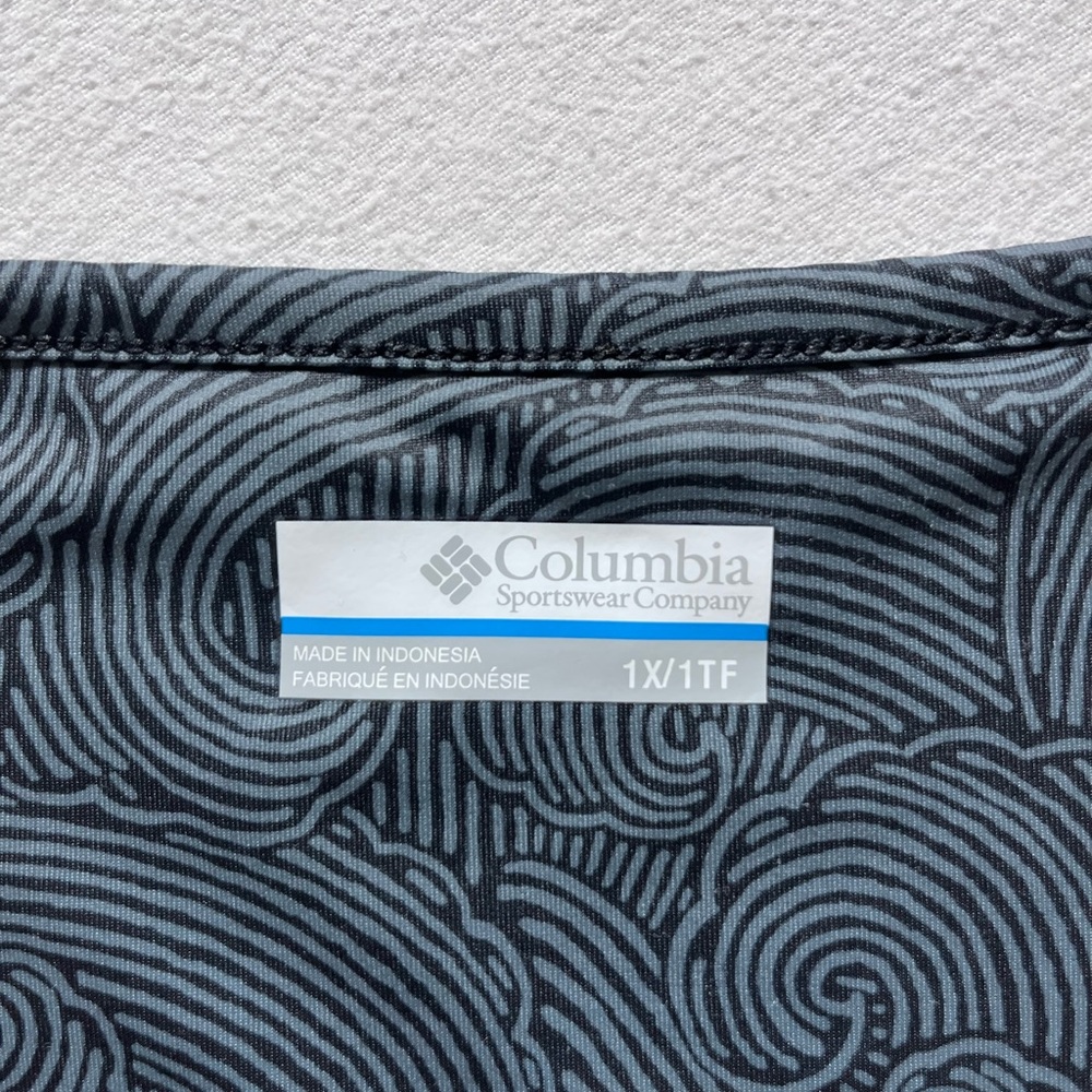 Columbia PFG Freezer lll Dress Wind and Wave Pattern knee length Black/Gray XL - Picture 6 of 6